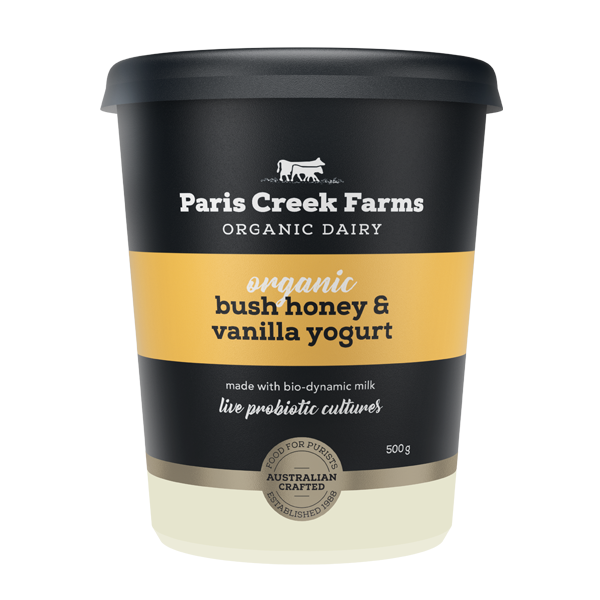 Paris Creek Organic Yogurt // Bush Honey & Vanilla