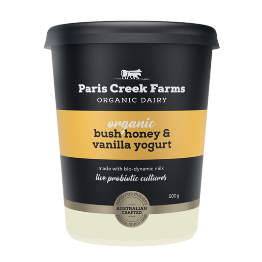 Paris Creek Organic Yogurt // Bush Honey & Vanilla