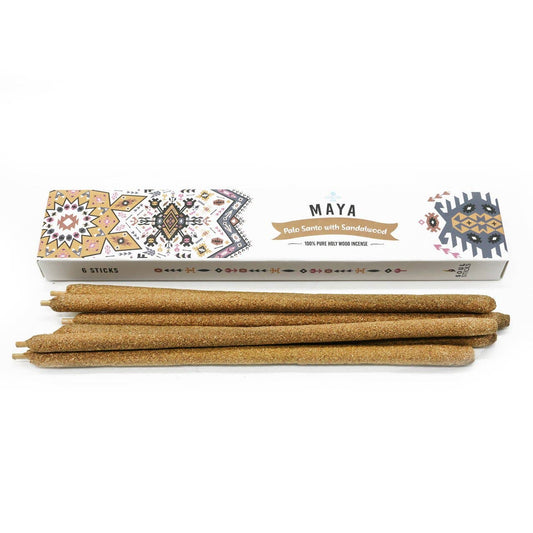 MAYA - Palo Santo & Sandalwood Incense (6 Sticks)