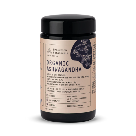 Evolution Botanicals Organic Ashwagandha Tonic Herbs