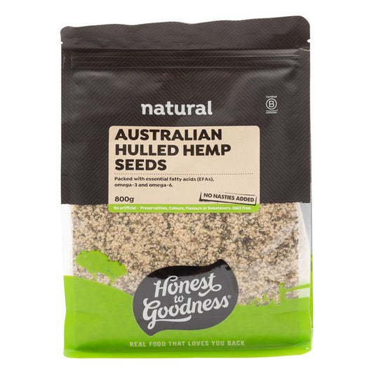 Honest To Goodness Australia Hulled Hemp Seeds