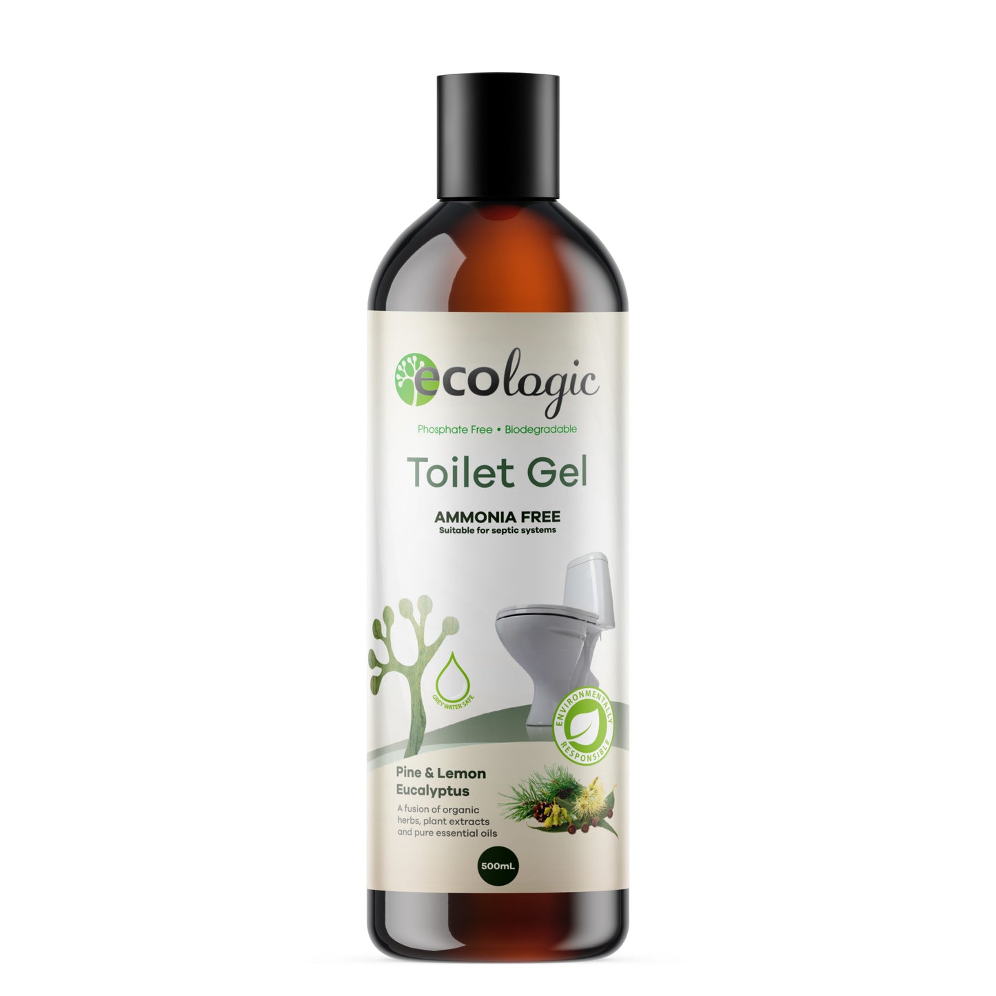 Eccologic Toilet Gel // Pine + Lemon Eucalyptus