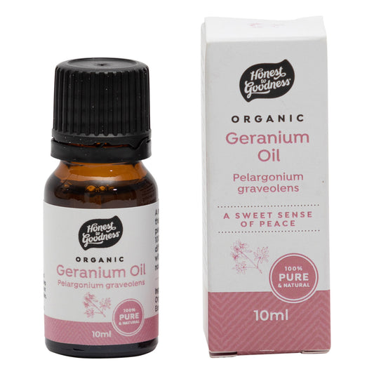 Honest To Goodness Organic Geranium Essential Oil 10ml