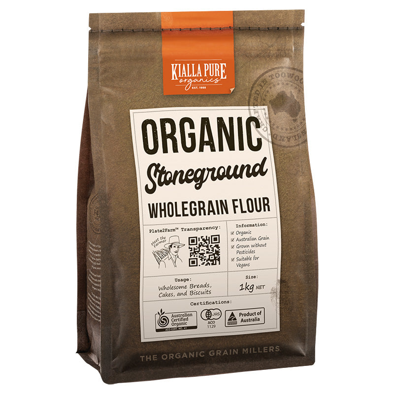 Kialla Pure Organics Stoneground Wholegrain Flour