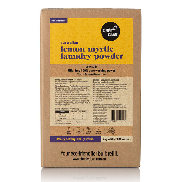 Simply Clean Laundry Powder // Lemon Myrtle