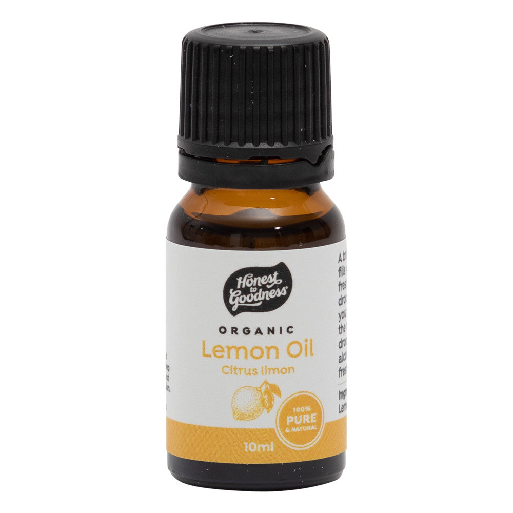 Honest To Goodness Organic Lemon Essential Oil 10ml