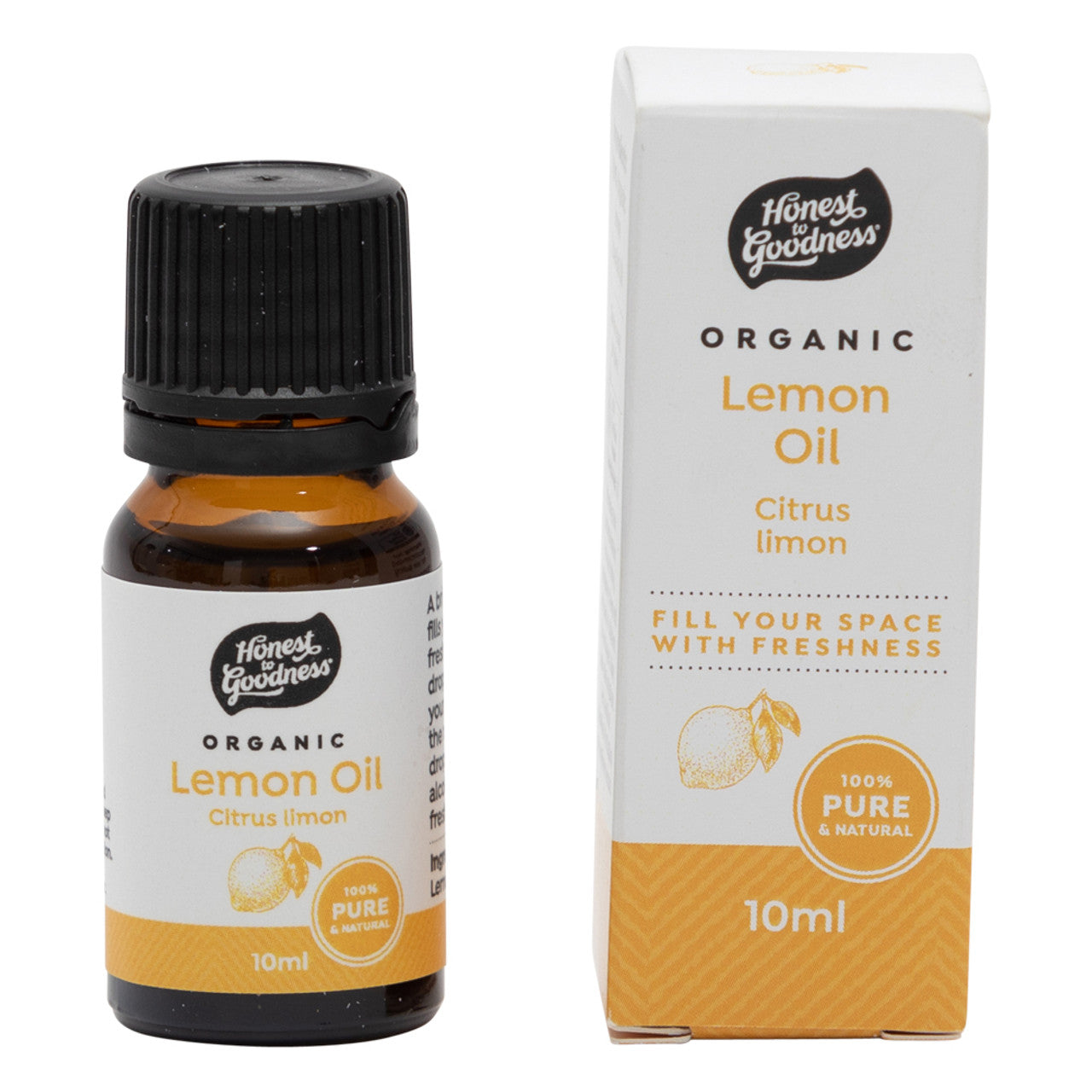 Honest To Goodness Organic Lemon Essential Oil 10ml