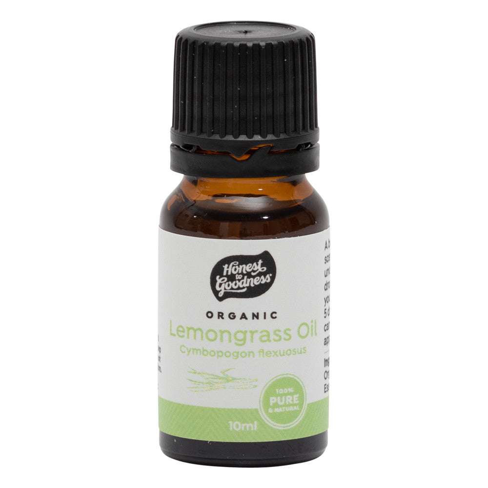 Honest To Goodness Organic Lemongrass Essential Oil 10ml