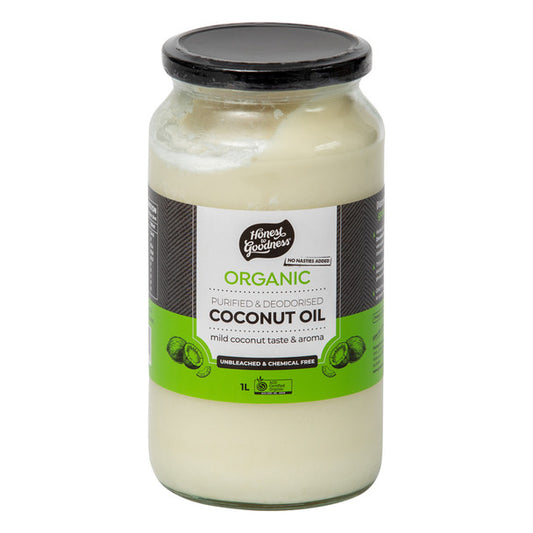 Honest To Goodness Organic Purified/Deodorised Coconut Oil