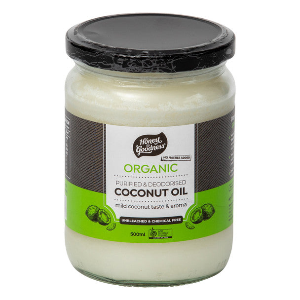 Honest To Goodness Organic Purified/Deodorised Coconut Oil