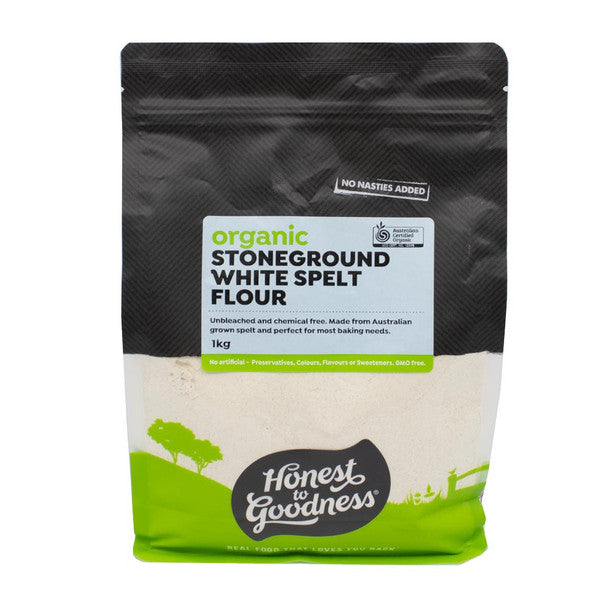 Honest To Goodness Organic Stoneground White Spelt Flour