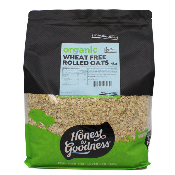 Honest To Goodness Organic Wheat Free Rolled Oats