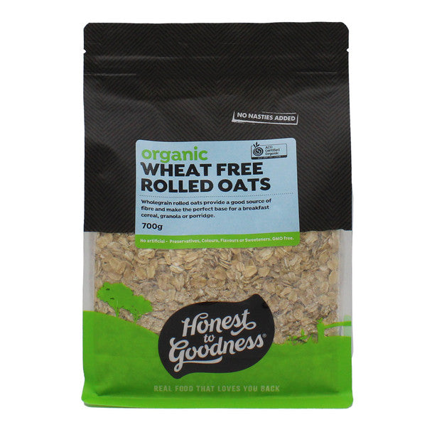 Honest To Goodness Organic Wheat Free Rolled Oats