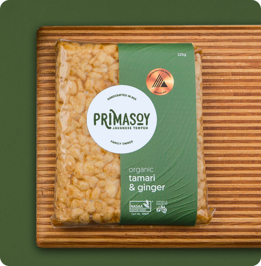 Primasoy Organic Original Tempeh // Ginger & Tamari