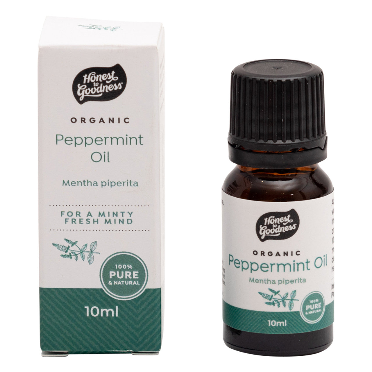 Honest To Goodness Organic Peppermint Essential Oil 10ml