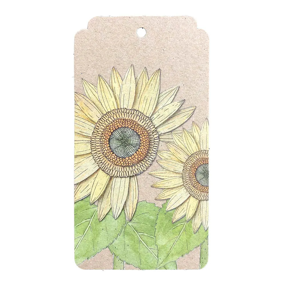 Sunflower Gift Tag - 10 Pack