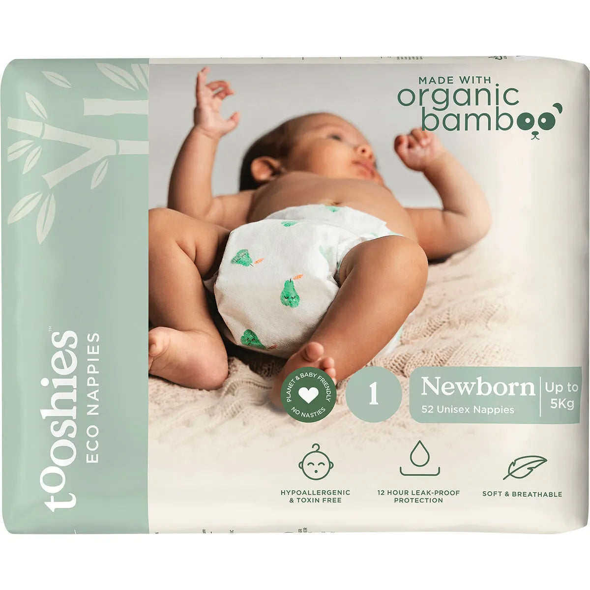 Tooshies Eco Nappies // Size 1 Newborn // 3-5kg