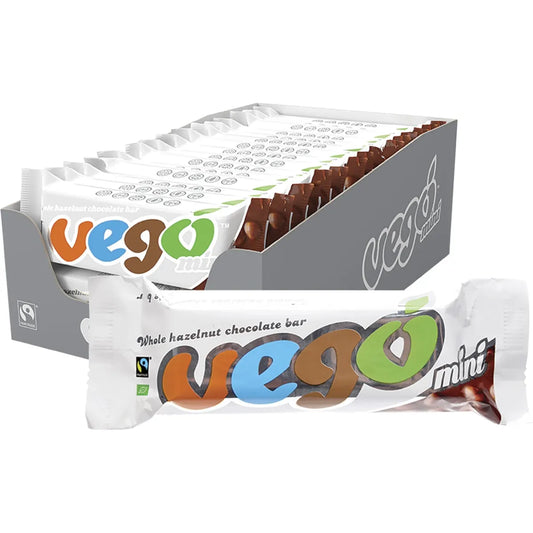 Vego Organic Whole Hazelnut Chocolate Bar