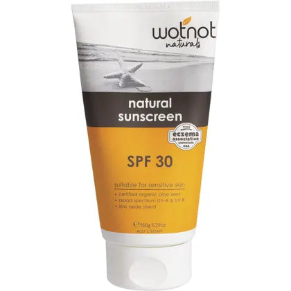 Wotnot Natural Sunscreen SPF 30 Suitable Sensitive Skin