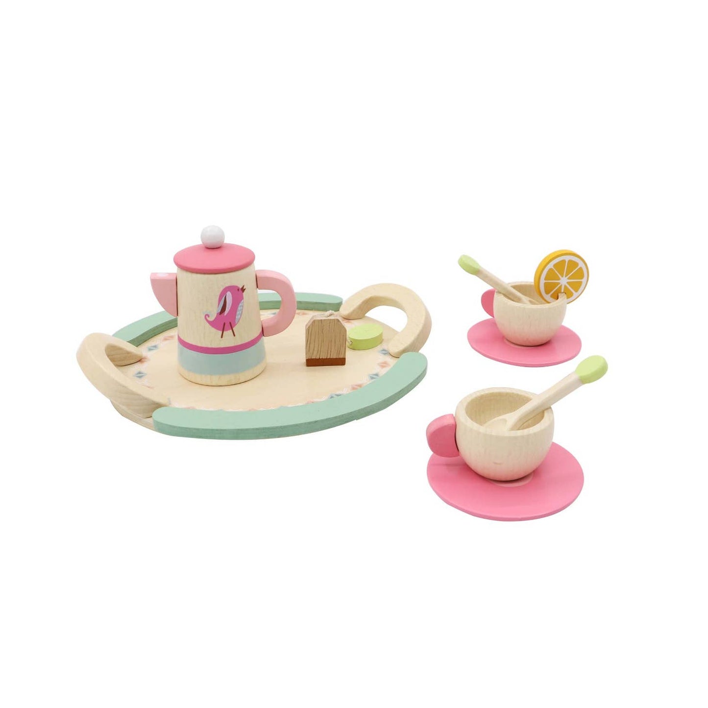 Wooden Tea Set