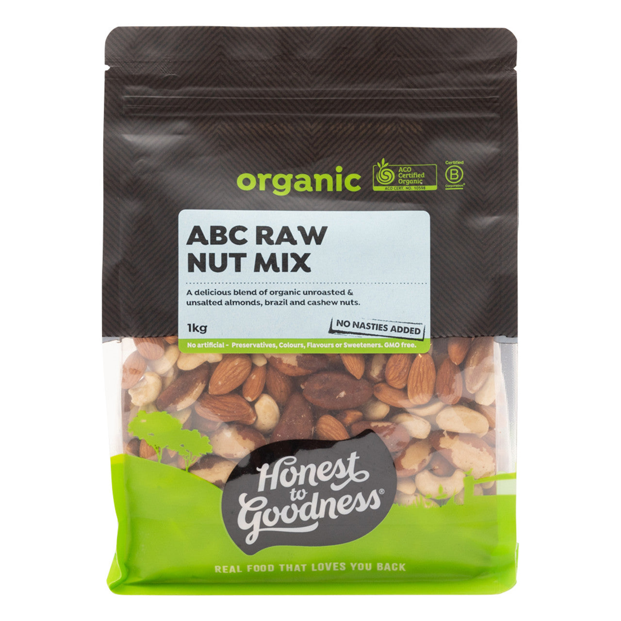 Honest To Goodness Organic ABC Raw Nut Mix