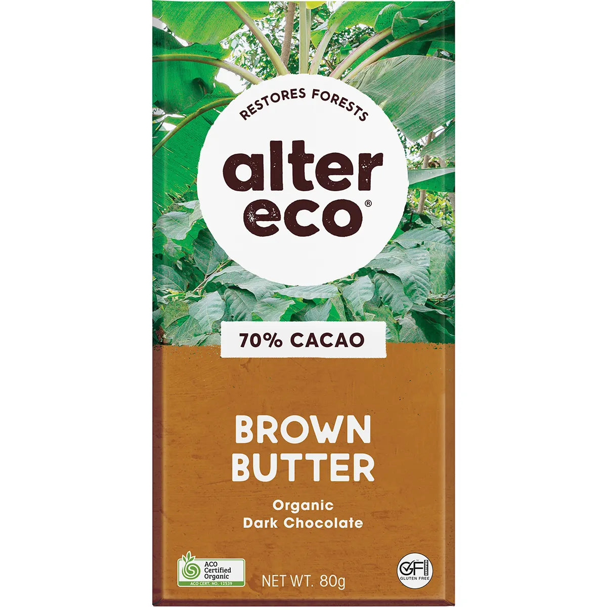 Alter Eco Chocolate Organic Dark Brown Butter