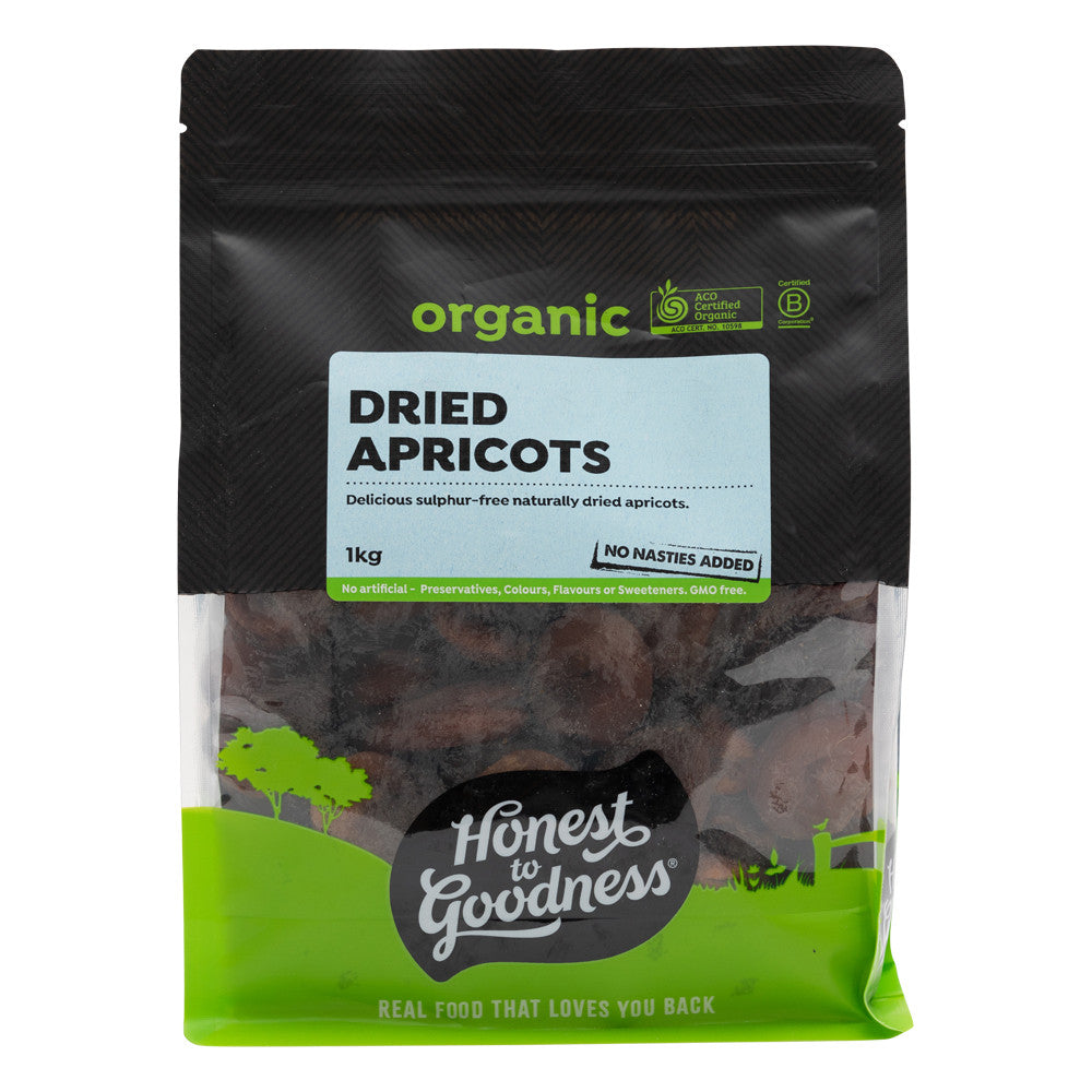 Honest To Goodness Organic Dried Apricots