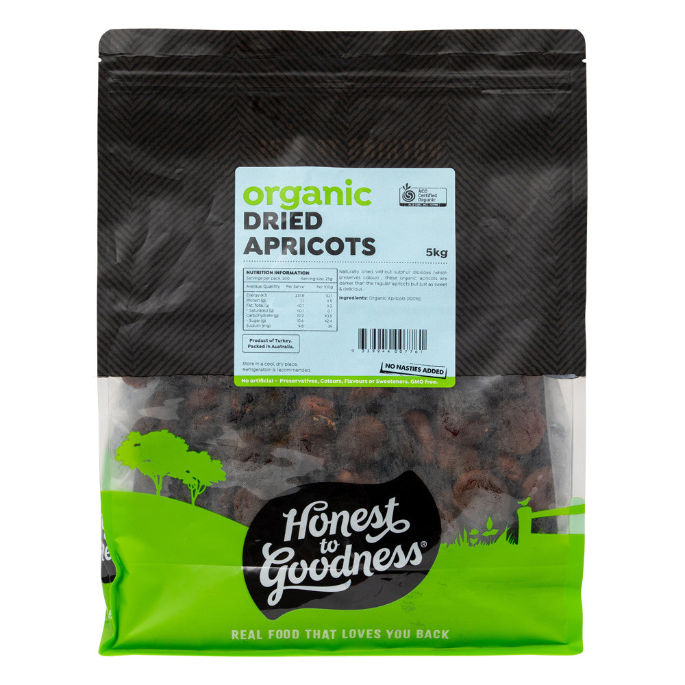 Honest To Goodness Organic Dried Apricots