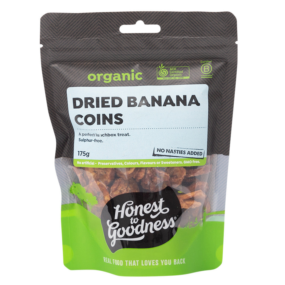 Honest To Goodness  Organic Dried Banana Coins