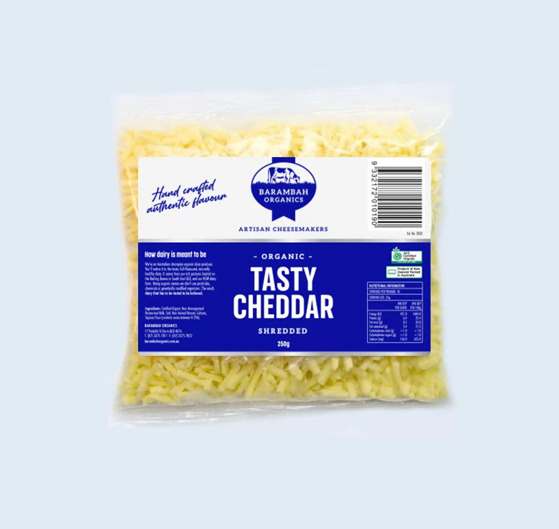 Barambah Cheddar - Shredded