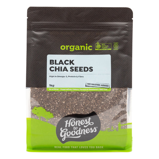 Honest To Goodness Organic Black Chia Seeds