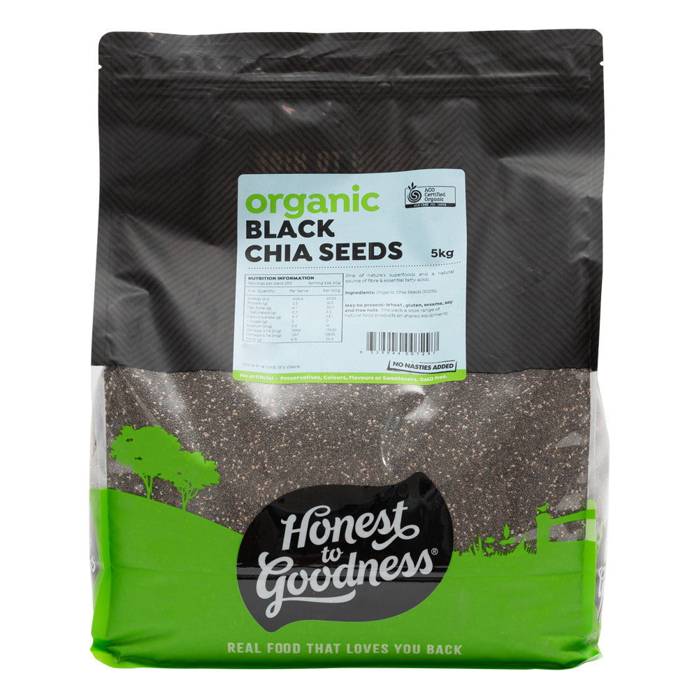 Honest To Goodness Organic Black Chia Seeds