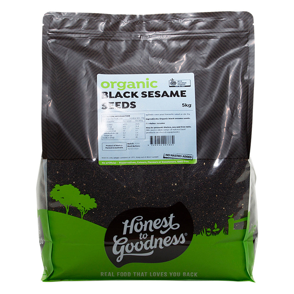 Honest To Goodness Organic Black Sesame Seeds