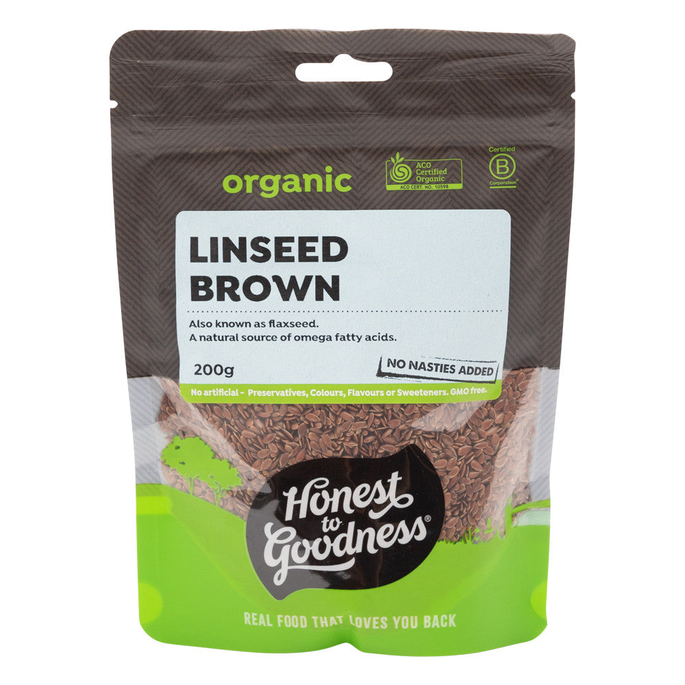 Honest To Goodness Organic Linseeds - Brown