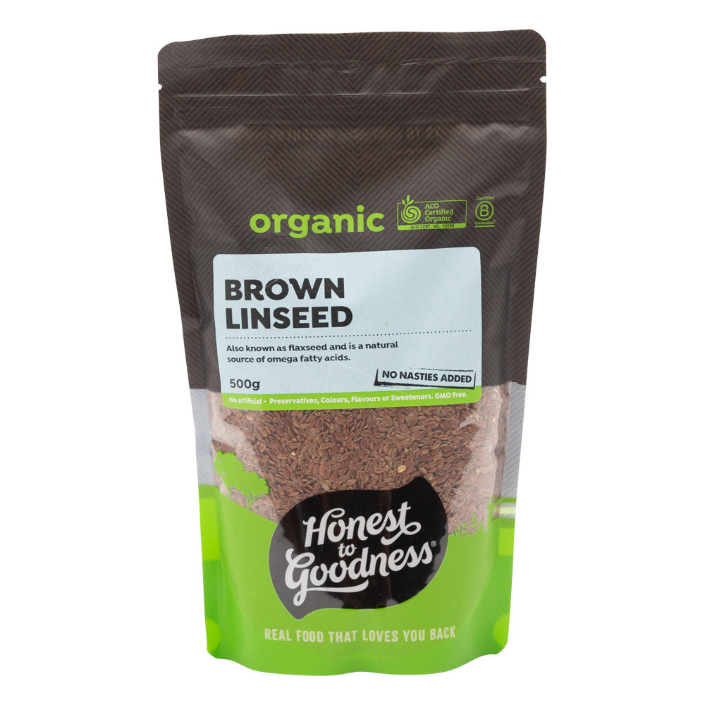 Honest To Goodness Organic Linseeds - Brown