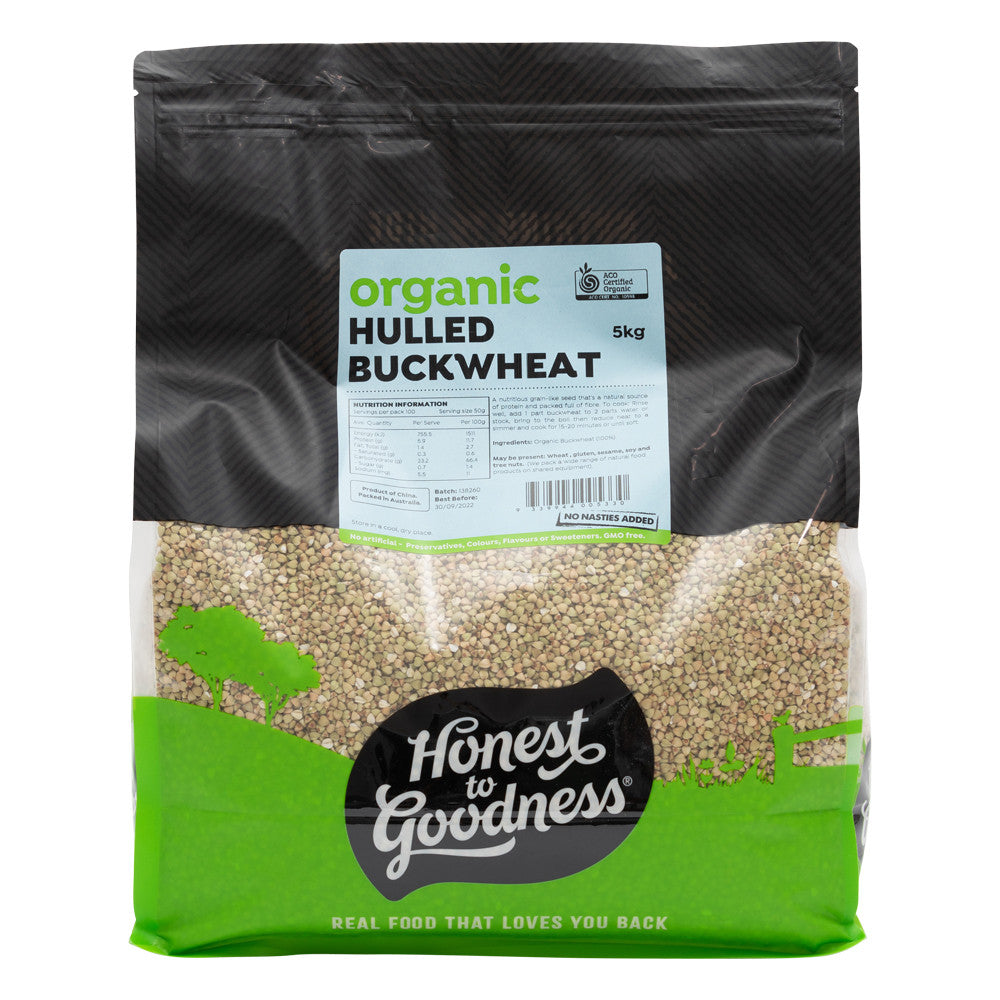 Honest To Goodness Organic Hulled Buckwheat