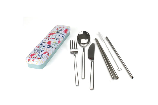 Retrokitchen Stainless Steel Cutlery // Botanical