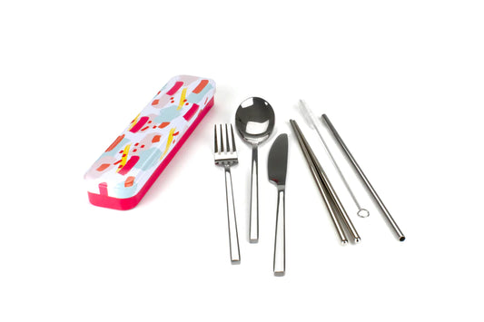 Retrokitchen Stainless Steel Cutlery // Colour Splash