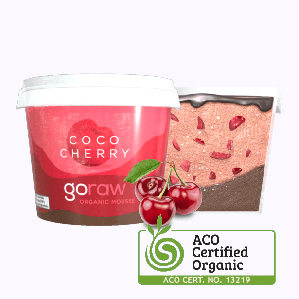 Goraw Organic Mousse Coco Cherry [Cherry] Twin Pack