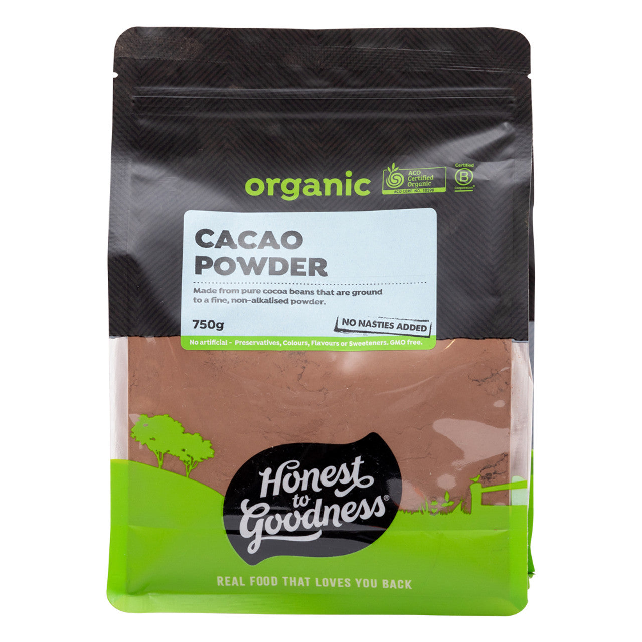 Honest To Goodness Organic Cacao Powder