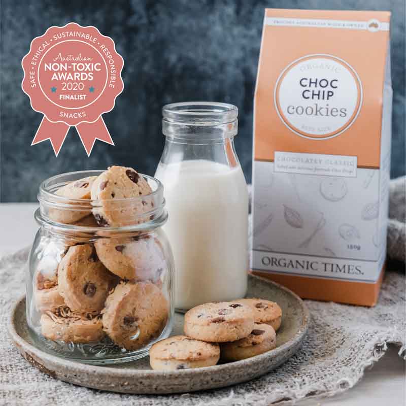 Organic Times Cookies - Choc Chip