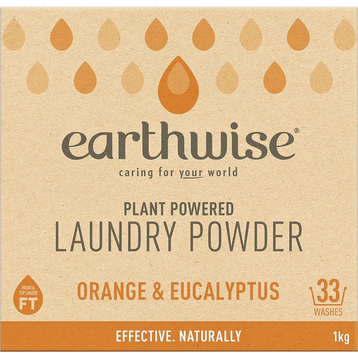 Earthwise Laundry Powder Orange & Eucalyptus