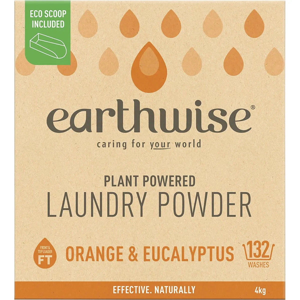 Earthwise Laundry Powder Orange & Eucalyptus