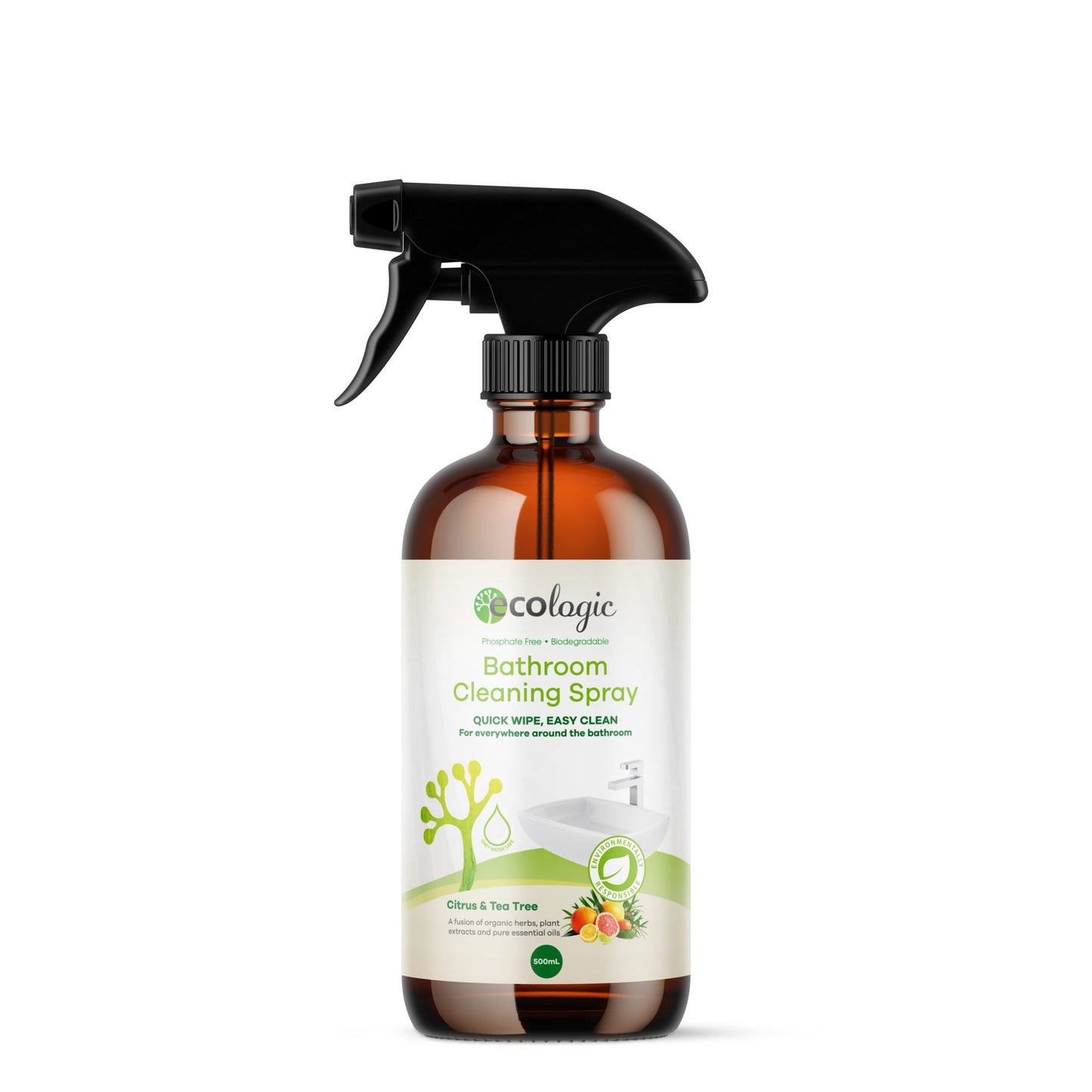 Eccologic Bathroom Cleaning Spray Citrus & Tea Tree