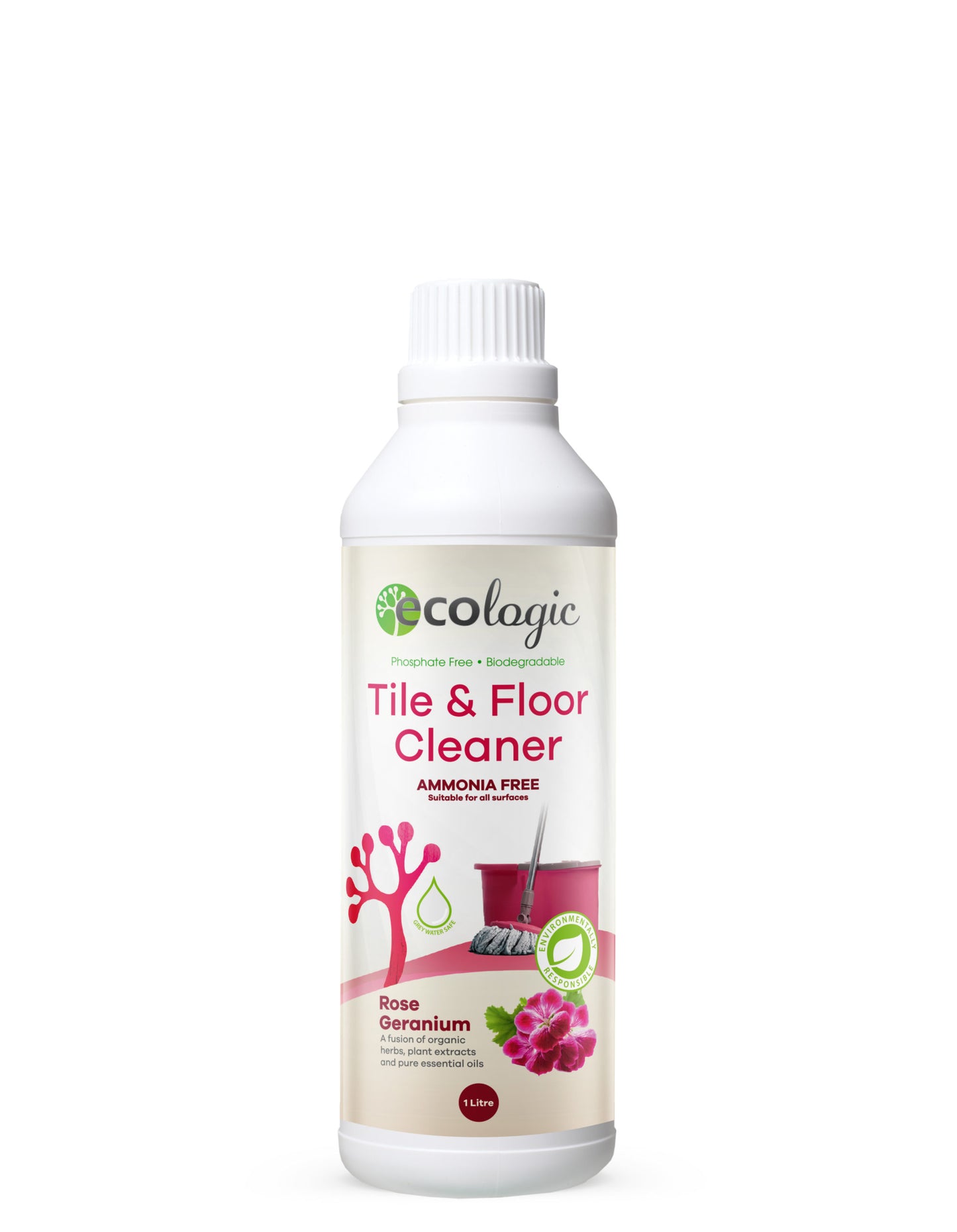 Eccologic Tile & Floor Cleaner Rose Geranium