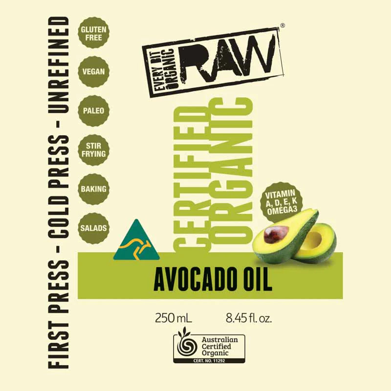 Every Bit Organic Raw Avacado Oil