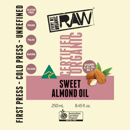 Every Bit Organic Raw Sweet Almond Oil