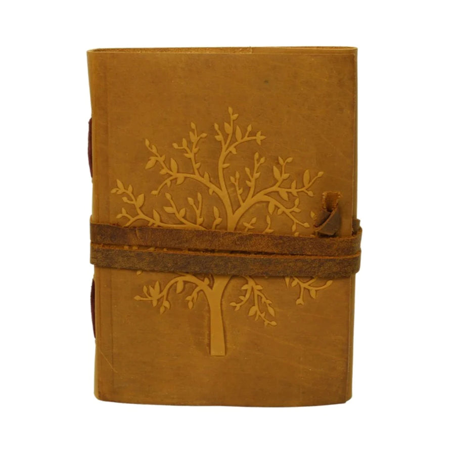 Leather Journal // Tree Of Life Embossed