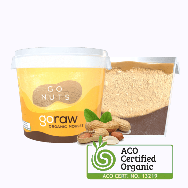 Goraw Organic Mousse Go Nuts [Peanut] Twin Pack