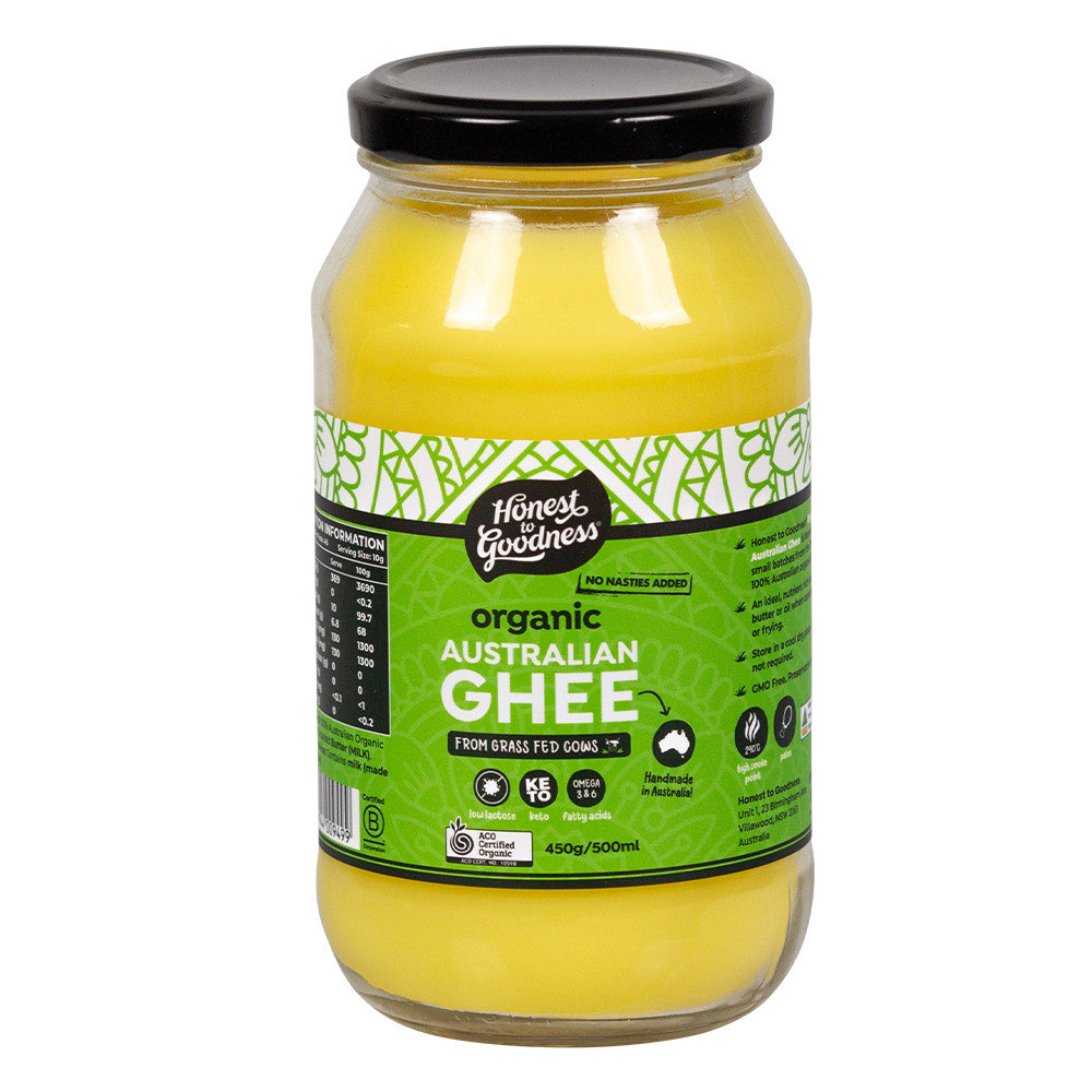 Honest To Goodness Organic Australian Ghee